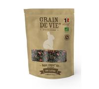 GRAIN DE VIE-Nourriture bio aux carrottes pour lapins Grain de vie - 1,4 kg