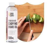 GRAIN GUARD Huile pour Planche à Découper | 500ml | Huile Minérale Alimentaire | Idéale pour Planches à Découper en Bois, Surfaces en Acier Inoxydable et en Pierre | Inodore et Insipide