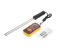 Grain Moisture Meter,640 Portable Digital LCD Grain Moisture Meter, Digital Moisture Meter for Wheat Rice Corn Bean, Accurate, Convenient, Multi-Functional