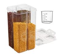 Grain Storage Bucket - Leakproof Rice Container, Dry Food Dispenser, Kitchen Organization Bin | Pantry Countertop Storage, Household Food Management for rice, oats, légumineuses, cereals, and kitchen