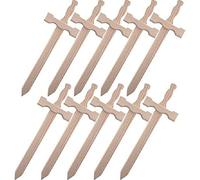 GRAINE CREATIVE 10 épées en bois 39 x 13 cm