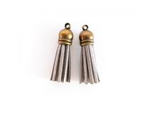 Graine Créative 2 Tassels Finition Bronze Argenté
