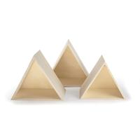 Graine Créative 3 étagères Triangles en Bois