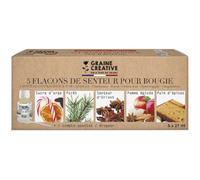 Graine Créative 5 arômes de Noël pour Bougie - 27 ML