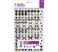 Graine Créative 594 gommettes adhésives - Yeux