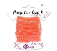 Graine Créative 6 Ruban de Sequins 6 m - Orange Fluo