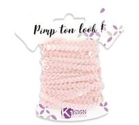Graine Créative 6 Ruban de Sequins 6 m - Rose chamallow