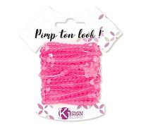 Graine Créative 6 Ruban de Sequins 6 m - Rose Fluo