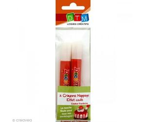 GRAINE CREATIVE 622204 Lot de 2 Crayons Peinture Rose 5 x 1,5 x 18 cm