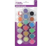 18 Minidoses Peinture acrylique 3ml Violet G