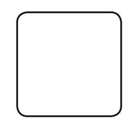 GRAINE CREATIVE Armature Abat-Jour carré 30 cm