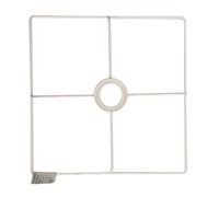 Graine Créative Armature abat-jour carré avec bague 25 cm
