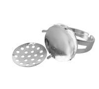 GRAINE CREATIVE Bague Tamis 16 mm Argent