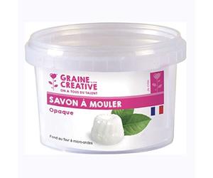 GRAINE CREATIVE Blocs Savon à mouler Opaque 1 kg
