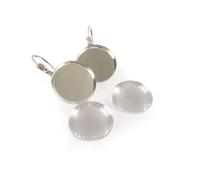 Graine Créative Boucles D'oreille 19mm + Cabachons