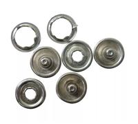 Graine Créative - Boutons pression argenté Ø 10mm 50 pièces