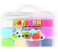 Graine Créative Coffret Gomme À Modeler Patagom 12 Couleurs