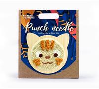 Graine créative Kit punch needle Chat 150 mm Multicolore G