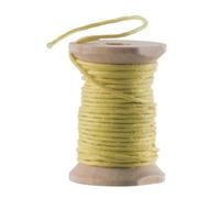 Graine Créative - Cordon en coton ciré Jaune 5m