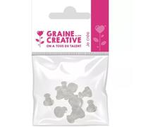 Graine Créative - Embout caoutchouc classique boucle d'oreille 5paires