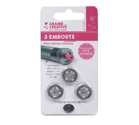 Graine Créative Embout Extrudeuse pour Perle Creuse et Cordon creu