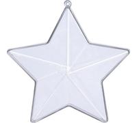 GRAINE CREATIVE Etoile en Plastique Cristal Divisible 14cm