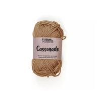 Graine Créative – Fil coton spécial crochet pour amigurumi 55 m – 420311 Cassonade Marron