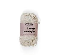 Graine creative Fil de coton spécial crochet et amigurumi 55 m - beige