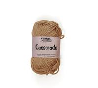 Graine Créative – Fil coton spécial crochet pour amigurumi 55 m – 420311 Cassonade Marron