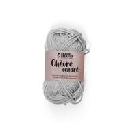 Graine Créative Fil de Coton spécial Crochet et amigurumi 55 m - Gris Clair