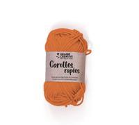 Graine créative – Fil de coton spécial crochet et amigurumi 55 m – Orange G