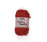 Graine Créative Fil de Coton spécial Crochet et amigurumi 55 m - Rouge