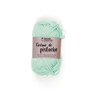 Graine créative - Pelotes de coton pour amigurumi - 24 couleurs - 420315 Crème de pistache Vert G
