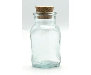 GRAINE CREATIVE Flacon Cylindrique en Verre H 9 cm