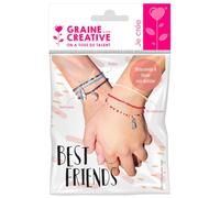 GRAINE CREATIVE Kit bracelets perles rocailles Breloque Best Frien