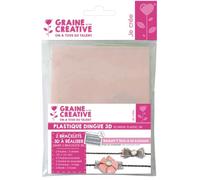 Graine Créative : Kit De 2 Bracelets 3d, Transparent/rose
