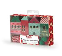 Graine Creative Kit de 8 suspensions Maison de Noel