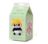 GRAINE CREATIVE Kit de Crochet Minigurumi Panda par Amigurumi - Kit Complet