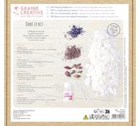 Graine créative – Kit de création de bougies – Fleurs séchées, cire de soja, multicolore