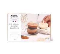 GRAINE CREATIVE KIT DIY : Coffret savons à l'avoine et argiles
