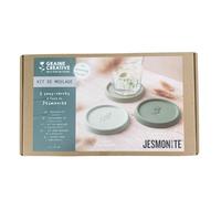 GRAINE CREATIVE KIT DIY : Moulage de 3 sous-verres à faire en Jesmonite
