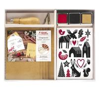 Graine Créative Kit linogravure Hiver scandinave