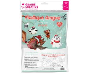 Graine Creative Kit plastique dingue 7 suspensions noel