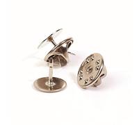 GRAINE CREATIVE Lot de 10 Supports de pins - Argent - 10 mm
