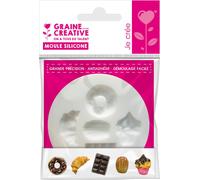 Graine Créative Mini Moule Silicone Gourmandises Ø 70mm