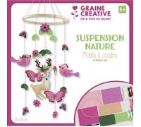 Graine Créative - Mobile pour bébé en feutrine à customiser La nature