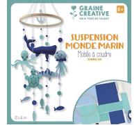Mobile pour bébé en feutrine à customiser L'océan
