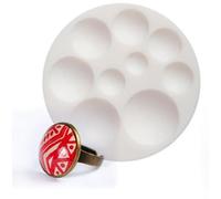 GRAINE CREATIVE Moule en silicone (mini) Cabochon Rond