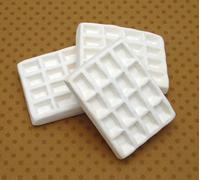 GRAINE CREATIVE Objet en plâtre Gourmandise Gaufre