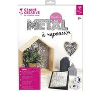 GRAINE CREATIVE Pack 10 Feuilles Metal A Repousser (Aluminium) A